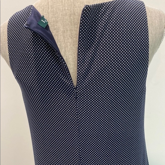 Lauren Ralph Lauren Navy Patterned Dress - Picture 11 of 16